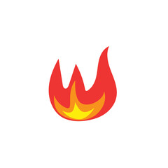 Fire icon symbol illustration