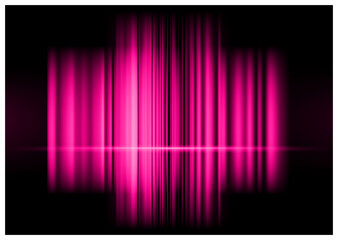 赤色のオーロラカーテン