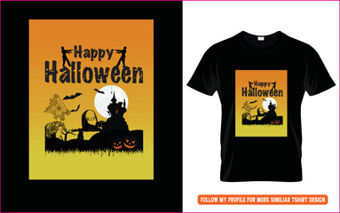 Scary halloween tshirt halloween vector halloween tee