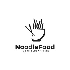 Noodle Food Logo Design Concept