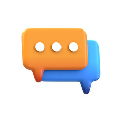 3D RENDERING SEO ICON - MESSAGE