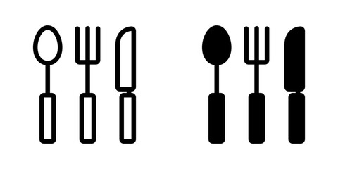 Knife cooking icon template