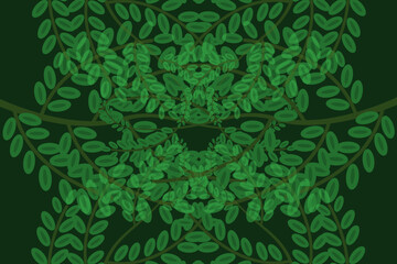 Fototapeta na wymiar beautiful leaf or nature background in green