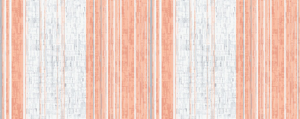 seamless french country side stripe structure fabric textures striped background. Batik dye style rustic woven coastal cottage home textile decoration, digital print or weaving design 