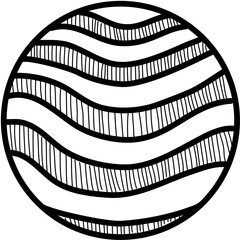 Abstract zentangle art