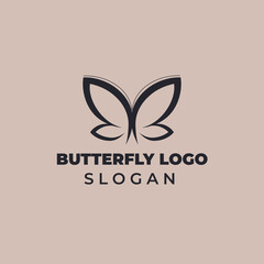 butterfly logo illustration vector design