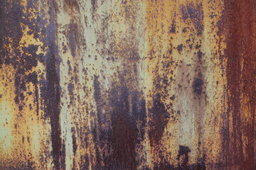 a rusted sheet as a background