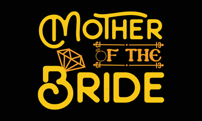Wedding t-shirt design vector template