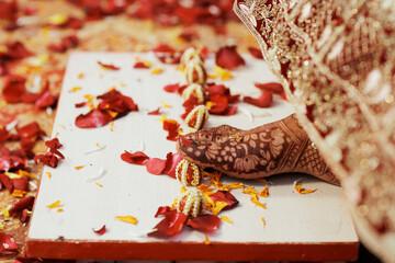 Traditional Indian Wedding Ritual . 