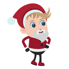 Santa claus cartoon character Png. illustration.