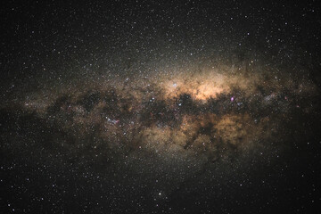 An isolated photograph of the Core of Milky Way