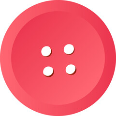 Red button illustration 