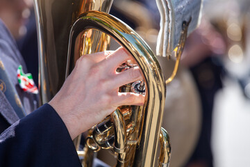 town band parades and folkloric events