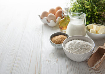 Preparing dough for baking