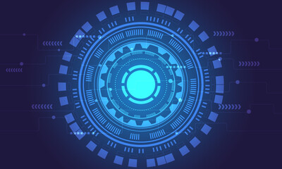 technology illustration abstract futuristic electronic circuit background board