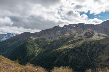 Fototapeta na wymiar Passo Gavia Trentino Alto Adige Italy