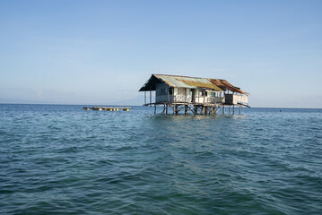 water house in ocean,  
Bali Indonesia bungalow,
introvert home
