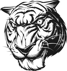 Vector Tiger Head