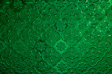 Thai green pattern.
