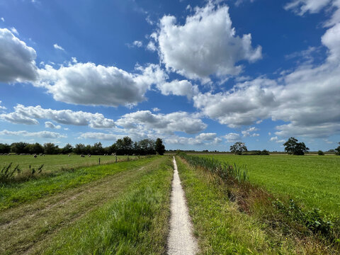 Gravel path around Gorredijk