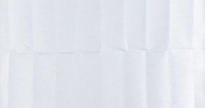 Folded and Creased White Paper - Artistic Grunge Mixed Media Animation
