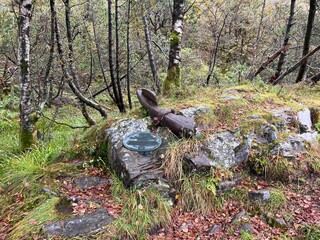 Hiking Trial Anker Cabin Bergen Mountain Range Norway