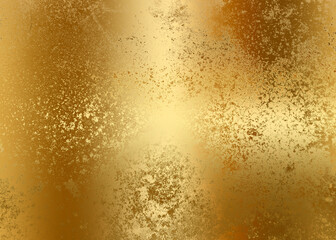Golden Abstract  decorative paper texture  background  for  artwork  - Illustration