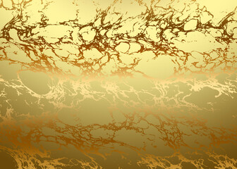 Golden Abstract  decorative paper texture  background  for  artwork  - Illustration