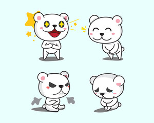 White_Bear_Emoji_Illustration_Sticker