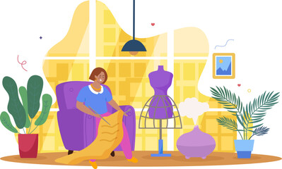 Creative People Flat Vector Illustration