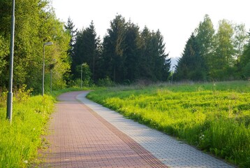 road in the countryside