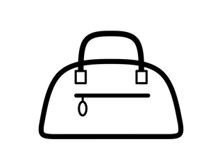 female bag icon with trendy design