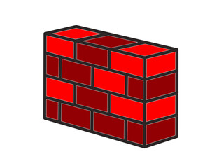 firewall icon with trendy design