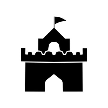 recommend clip art: castle icon with simple design