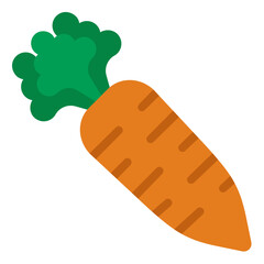 carrot flat icon