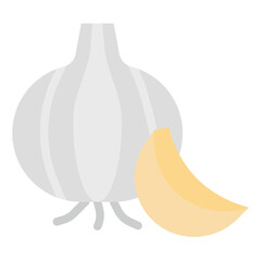 garlic flat icon