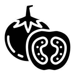 tomato glyph icon