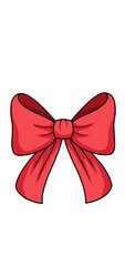 red tied ribbon, red bow ribbon 