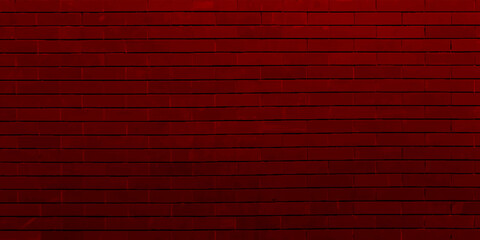 Brick wall texture. Realistic brick background. Red brick wall - irregular pattern