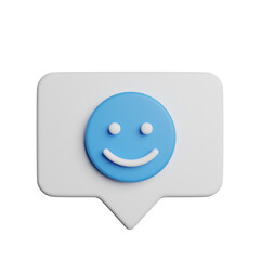 Fototapeta premium Chat Emoji Smile