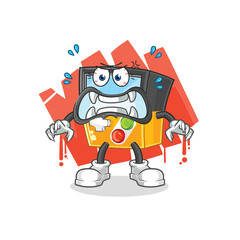 gameboy monster vector. cartoon character