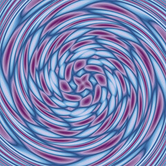 Fototapeta na wymiar 3d effect - abstract swirl fractal pattern 