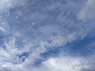 Obraz premium blue sky with clouds