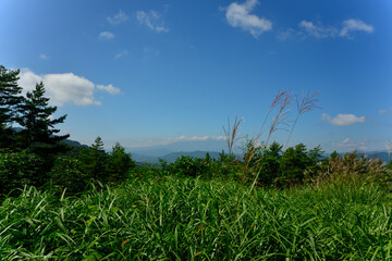 キビオ峠から見る御嶽山