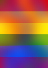 Pride flag gay rainbow colorful, transparent vertical background