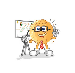 sand ball marketing character. cartoon mascot vector