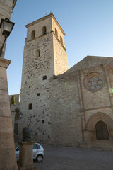 Trujillo,medieval city in the province of Cáceres, Spain. World Heritage. In the town were born, among others,Francisco Pizarro,conqueror of Peru, whose equestrian sculpture stands in the Plaza Mayor.