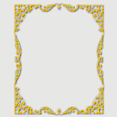 Frame, in the style of an ornament, Vector illustration eps 10, Art.