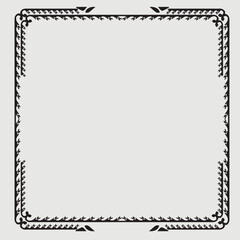 Frame, in the style of an ornament, Vector illustration eps 10, Art.