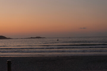 sunset Arou beach golden hour